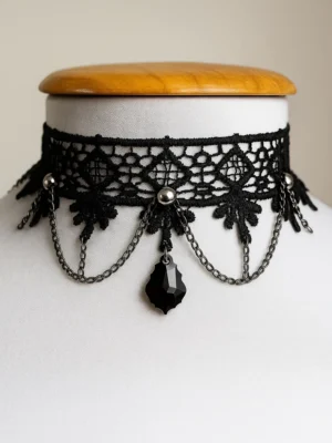 Gargantilha Goth Correntes