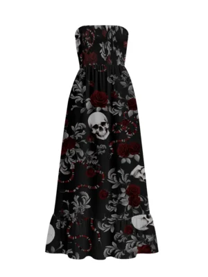 Vestido Longo Obsidiana Garden